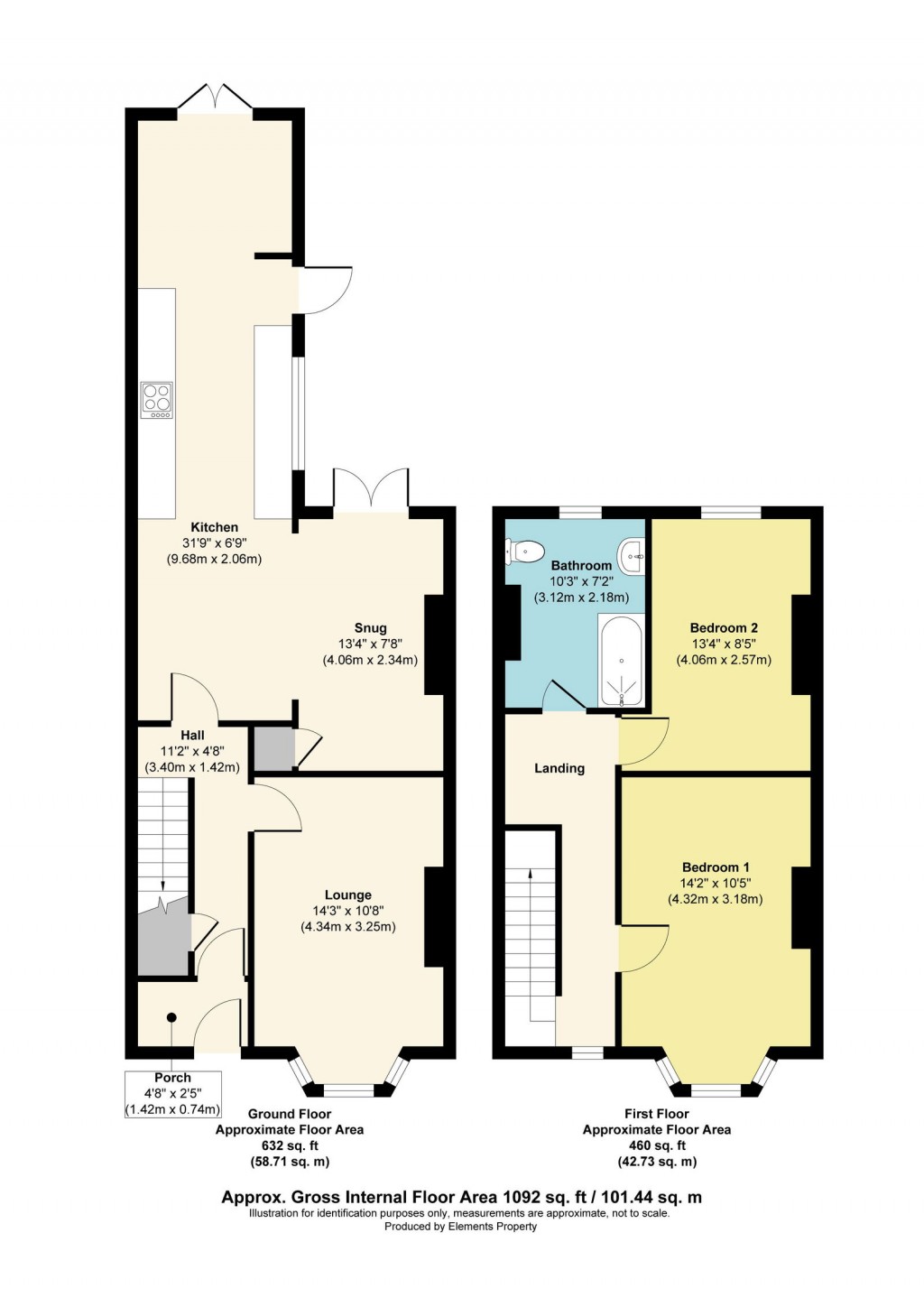 Floorplans For Gathorne Road, Bristol, BS3 1LR