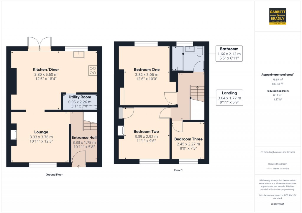 Floorplans For Hill View Road, Bedminster Down, Bristol, BS13