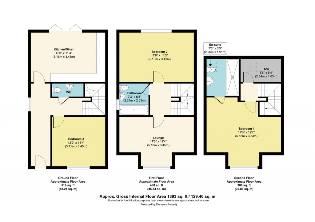 Floorplans For Fir Tree Lane, Bristol, BS5