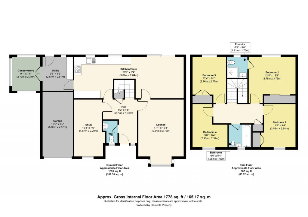 Floorplans For Spindleberry Grove, Nailsea, BS48 