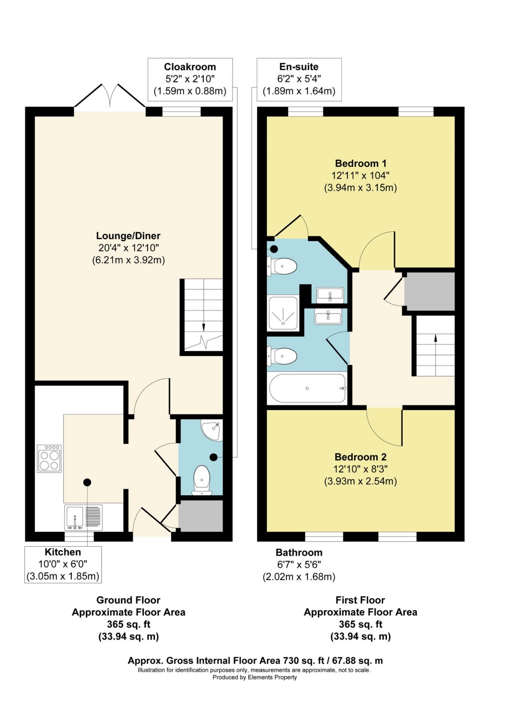 Floorplans For Brennan Close, Bristol, BS4