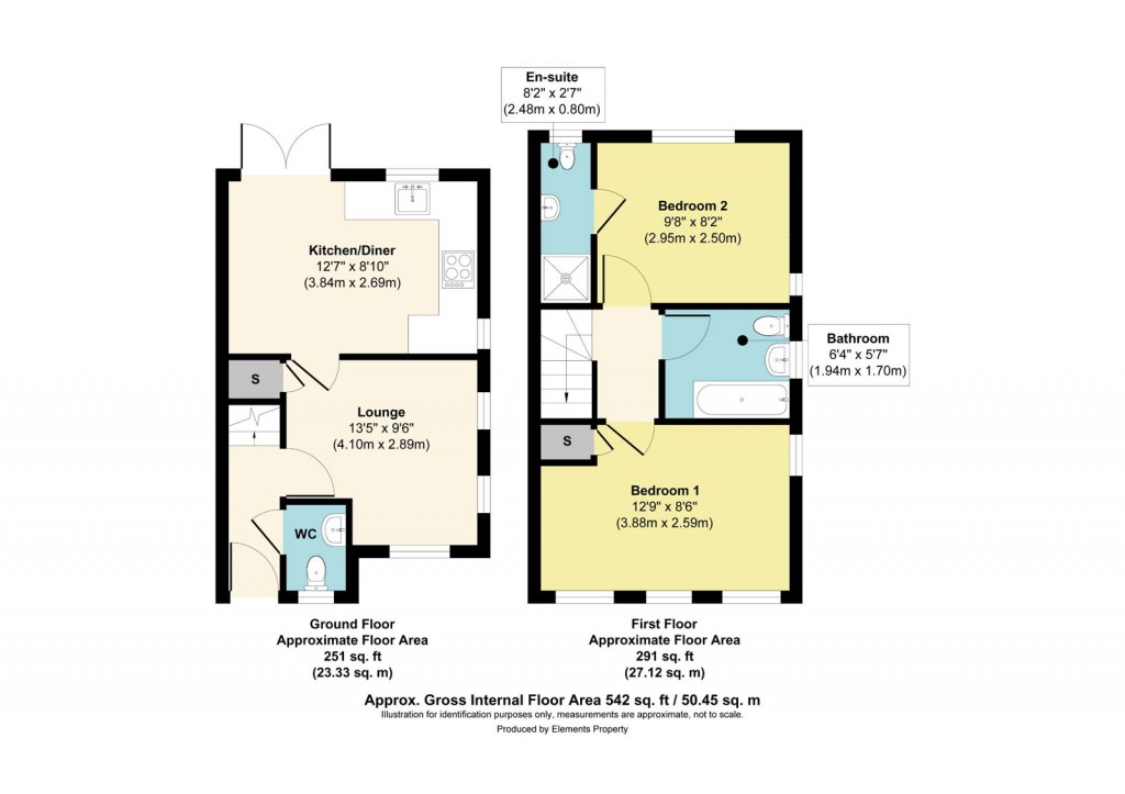 Floorplans For Kenney Street, Bristol, BS13