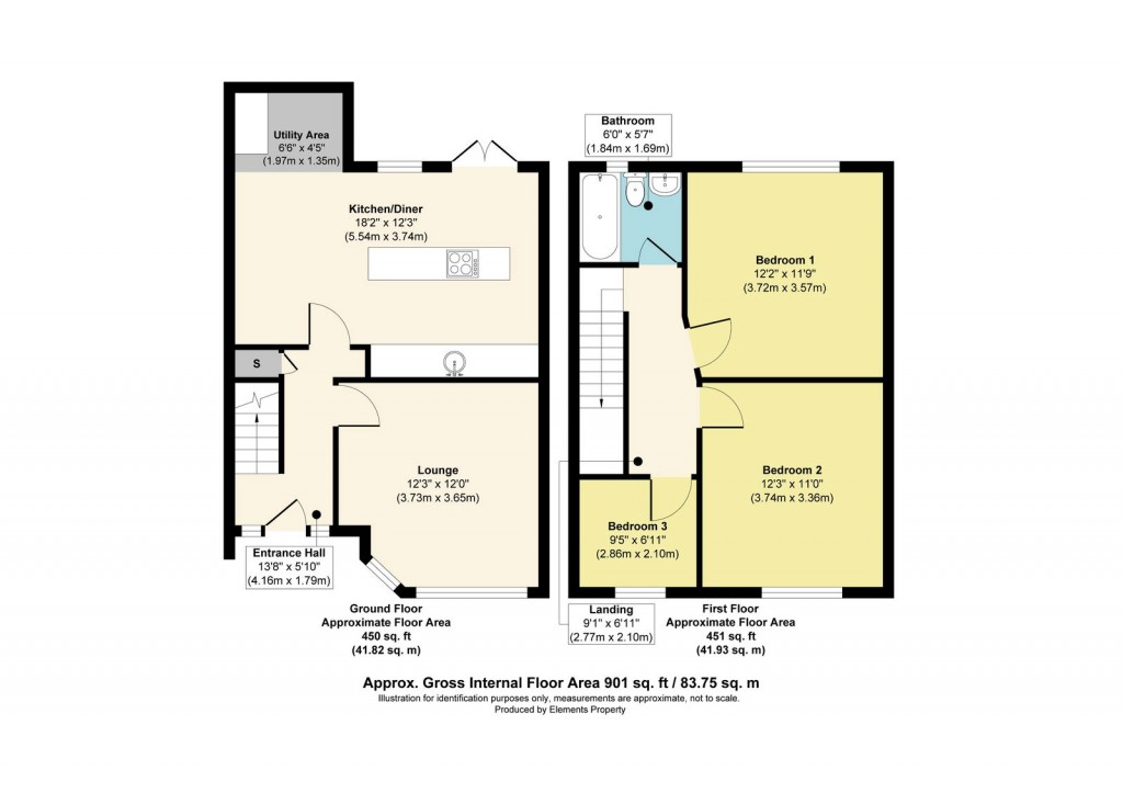 Floorplans For Lewis Road, Bedminster Down, Bristol