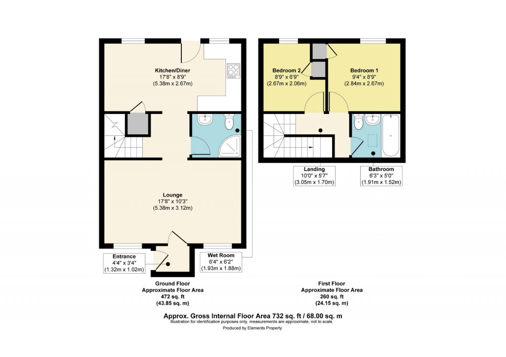 Floorplans For Hermitage Close, Shirehampton, BS11