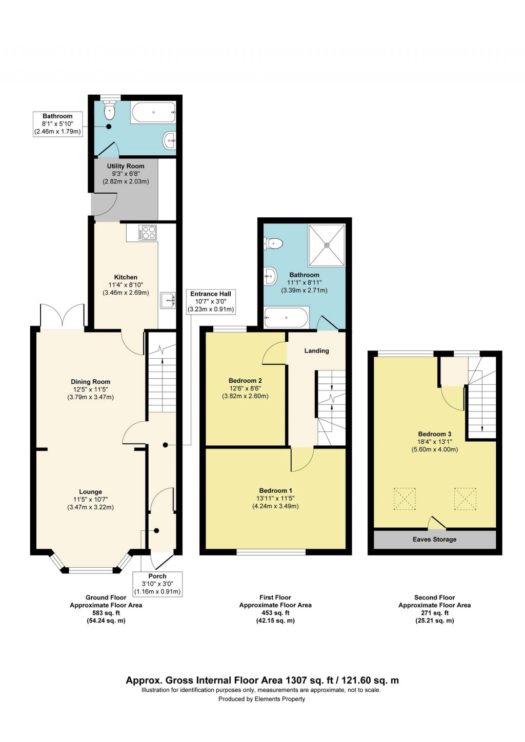 Floorplans For Ruby Street, The Chessels, Bristol, BS3