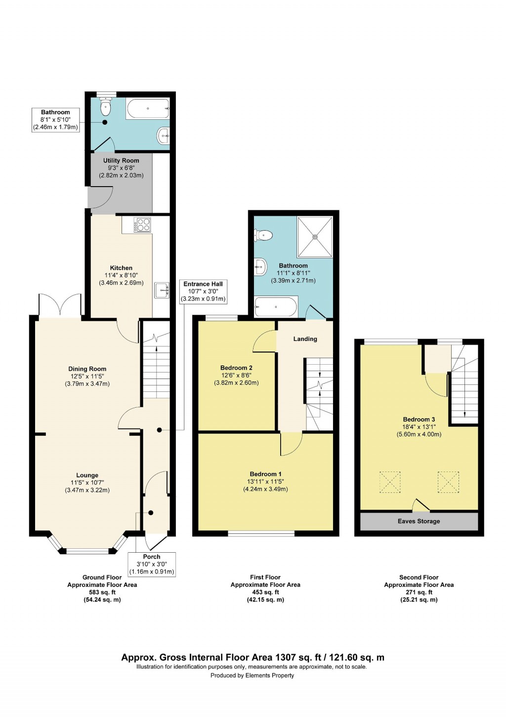 Floorplans For Ruby Street, The Chessels, Bristol, BS3