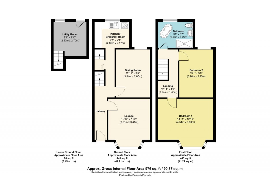 Floorplans For Friezewood Road, Ashton, Bristol, BS3