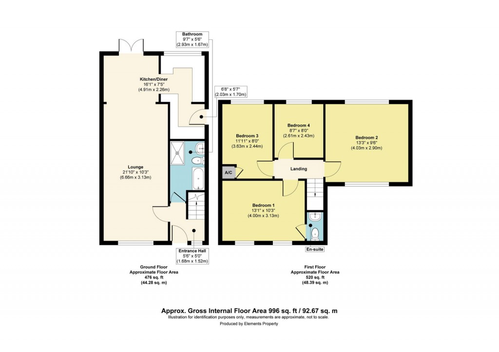 Floorplans For Durville Road, Headley Park, Bristol