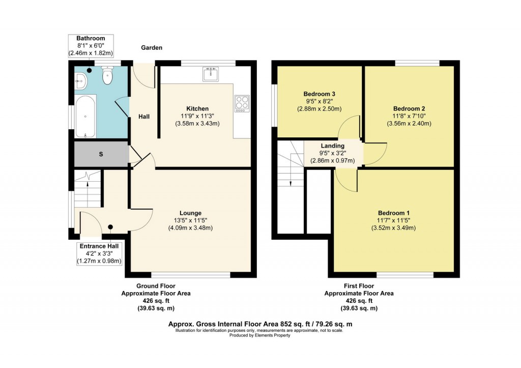 Floorplans For Instow Road, Knowle, Bristol