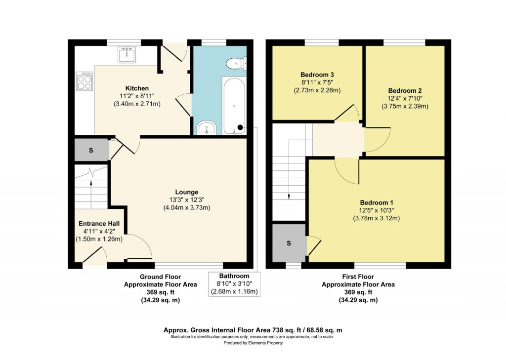 Floorplans For Torrington Avenue, Bristol, BS4 1EQ