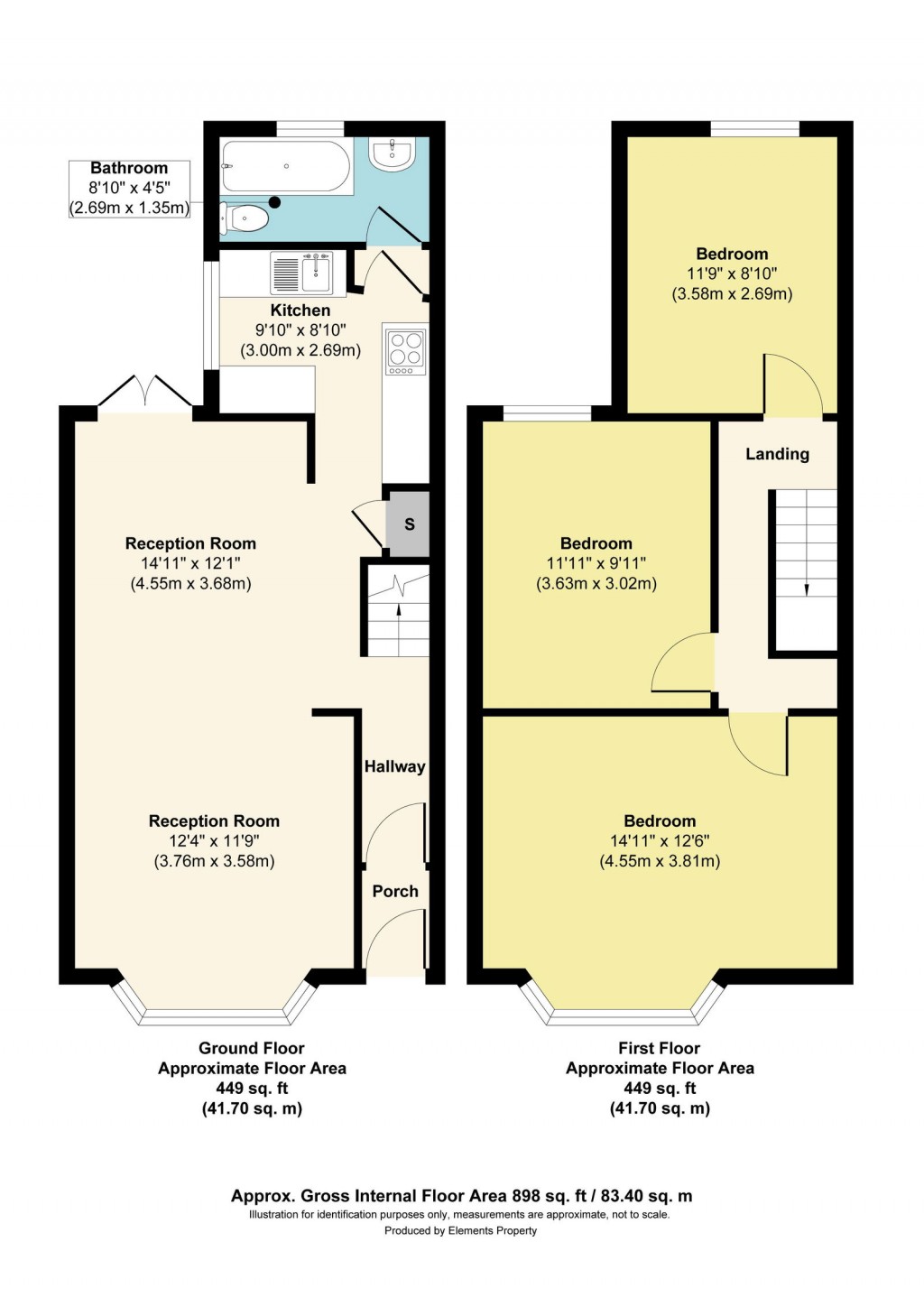 Floorplans For Pearl Street, The Chessels, Bristol