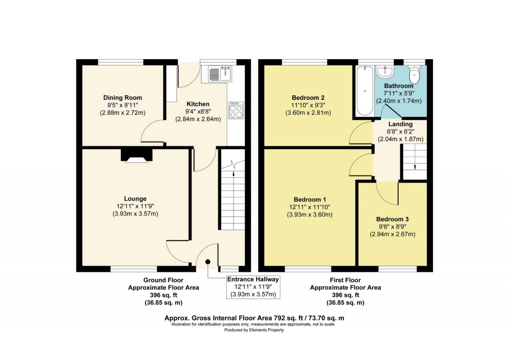 Floorplans For Ashland Road, Bristol