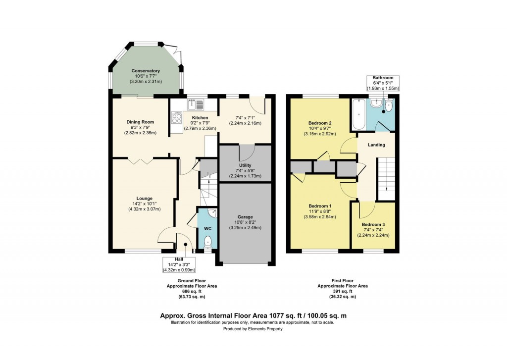 Floorplans For Richmond Ave, Stoke Gifford, BS34, Bristol 